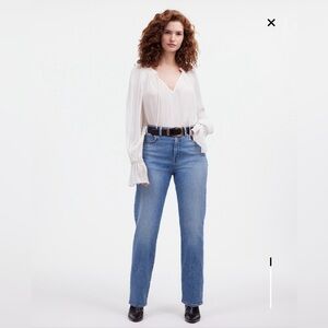 Madewell Curvy 90s Straight Jean in Rondell Wash